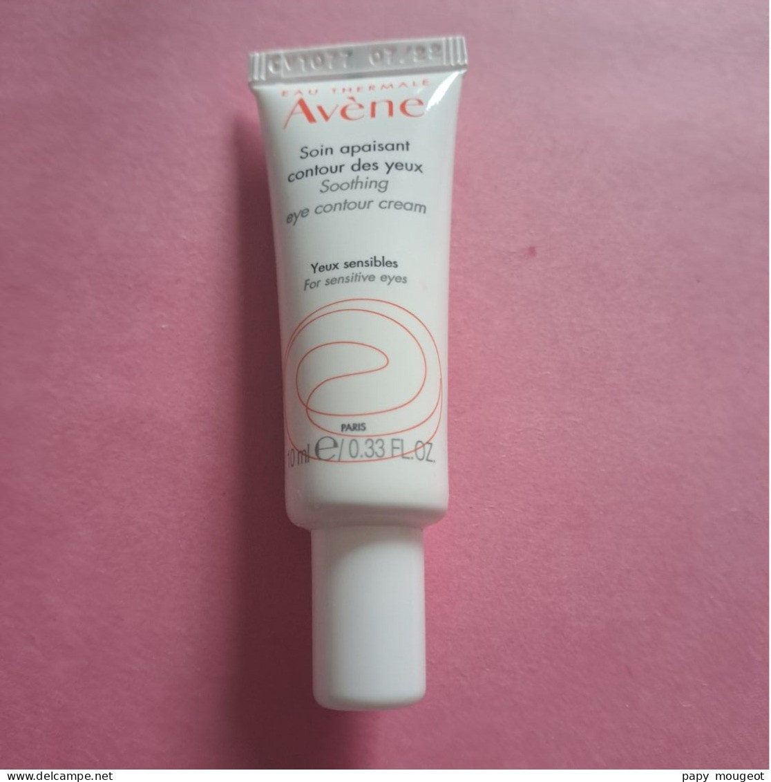 Soin Apaisant Contour Des Yeux Eau Thermale Avène - Tube 10ml - Produits De Beauté