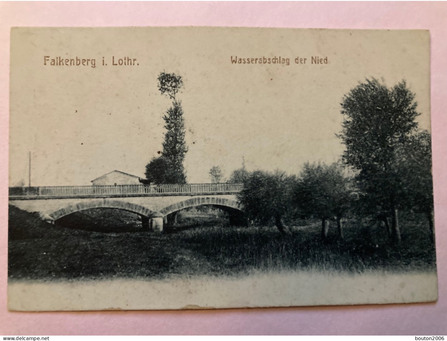 Faulquemont Falkenberg Pont Brücke Nied 1918 - Faulquemont