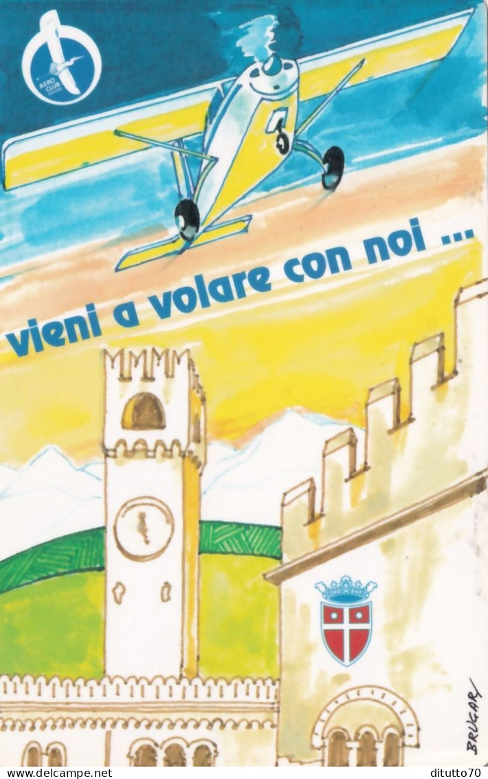 Calendarietto -  Aereo Club Treviso - Disegno Di Grugar - Anno 1997 - Petit Format : 1991-00