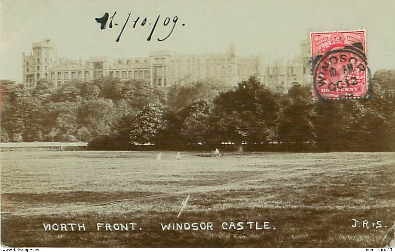 Cpa WINDSOR CASTLE - Worth Front - Windsor Castle