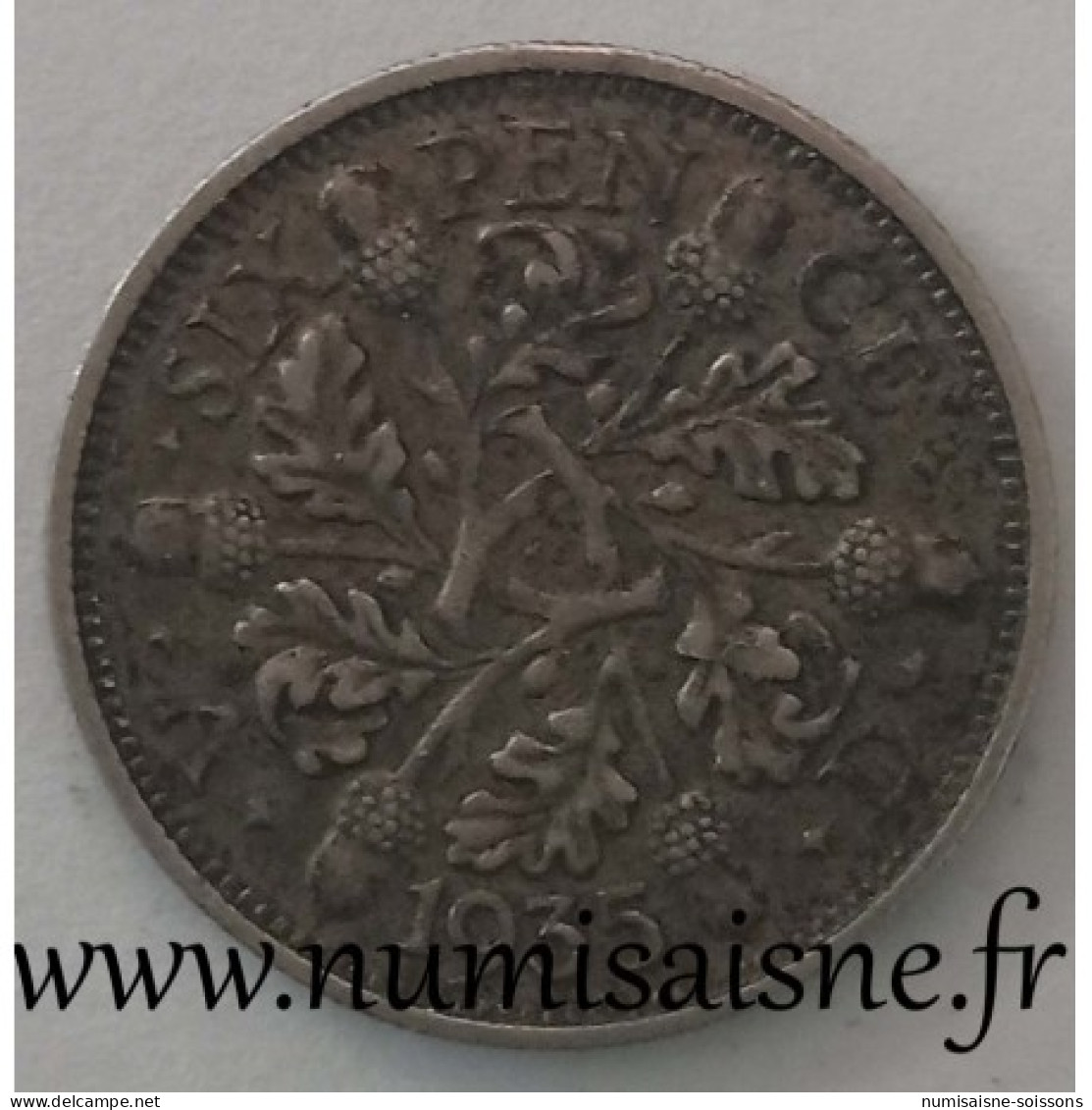 GRANDE BRETAGNE - KM 832 - 6 PENCE 1935 - GEORGE V - TTB - Sonstige & Ohne Zuordnung