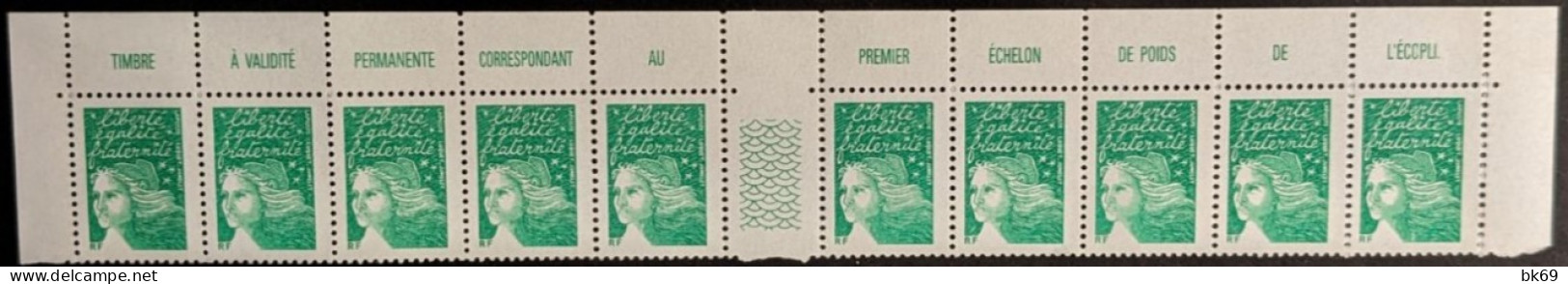 3535A** X10 Avec Les Inscriptions Haut De Feuille - Luquet Sous Faciale - Unused Stamps