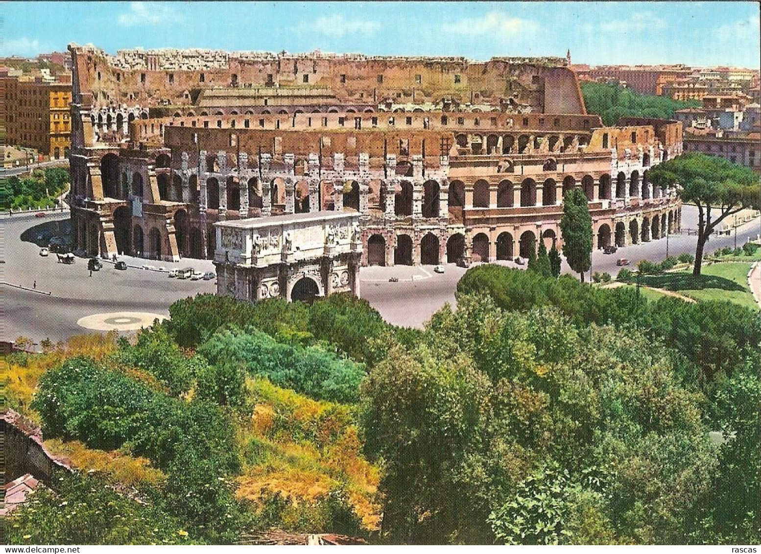 CPM - ITALIE - ROMA - ROME - LE COLISEE ET L'ARC DE CONSTANTIN - COLOSSEO E ARCO DI COSTANTINO - Colosseum