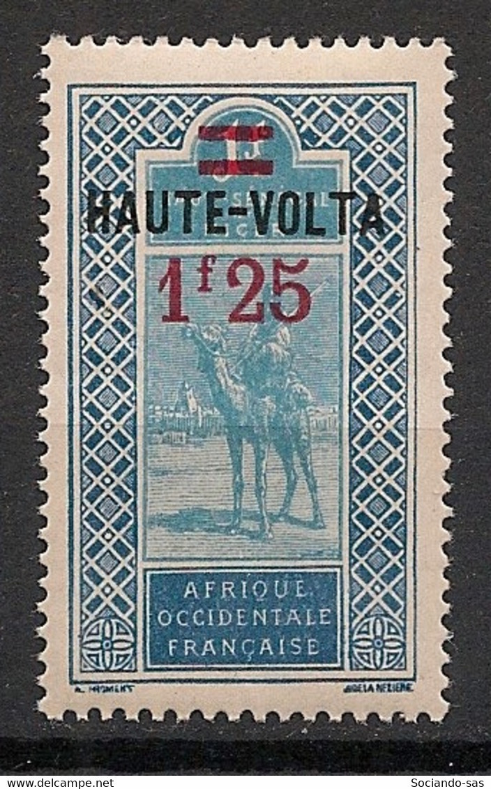 HAUTE-VOLTA - 1924 - N°YT. 36 - Targui 1f25 Sur 1f - Neuf Luxe ** / MNH / Postfrisch - Nuovi