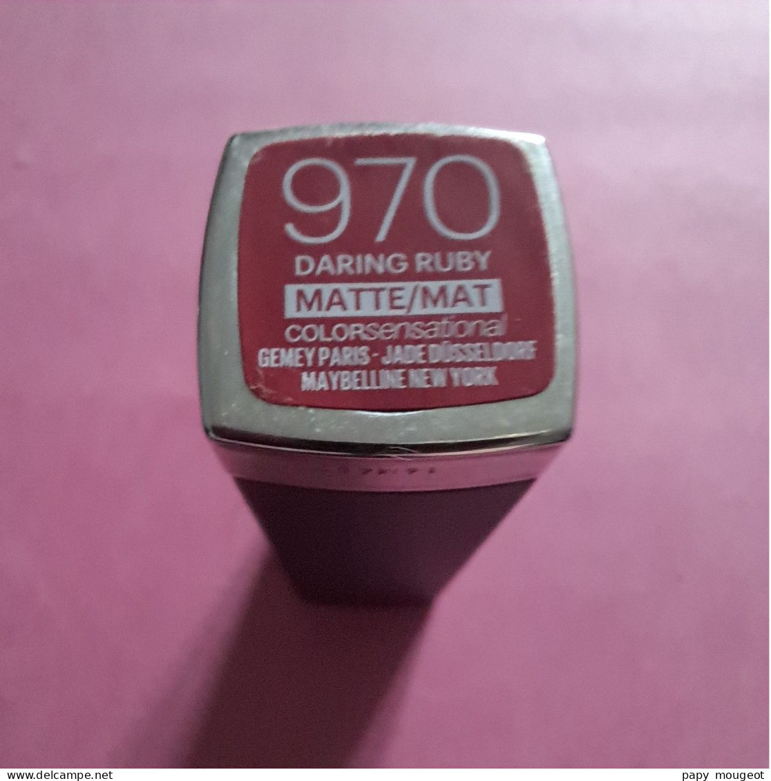 Rouge à Lèvres - 970 Daring Ruby Mate/Mat - Gemey Paris Maybelline New York - Kosmetika