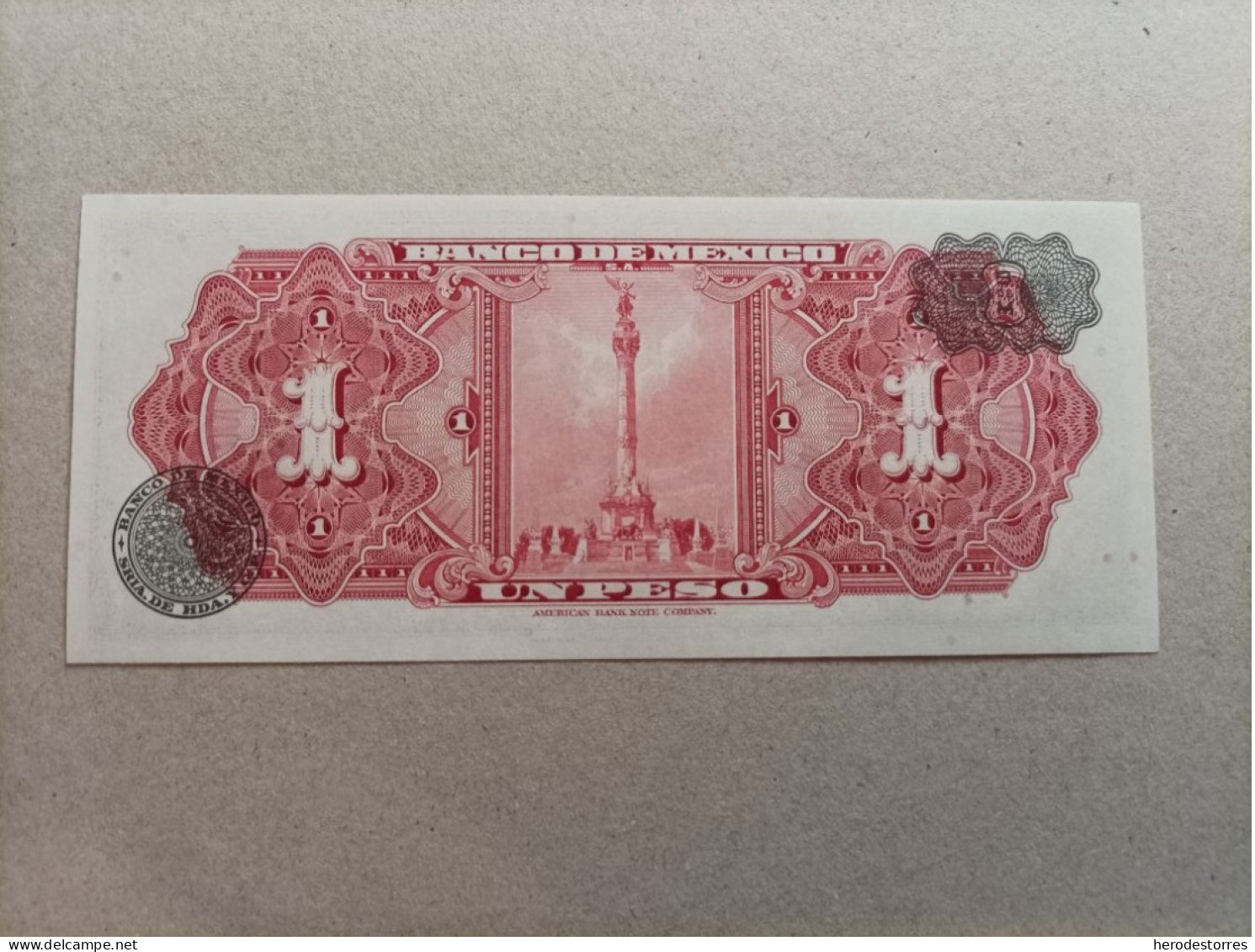 Billete De México 1 Peso Del Año 1961, UNC - Mexico