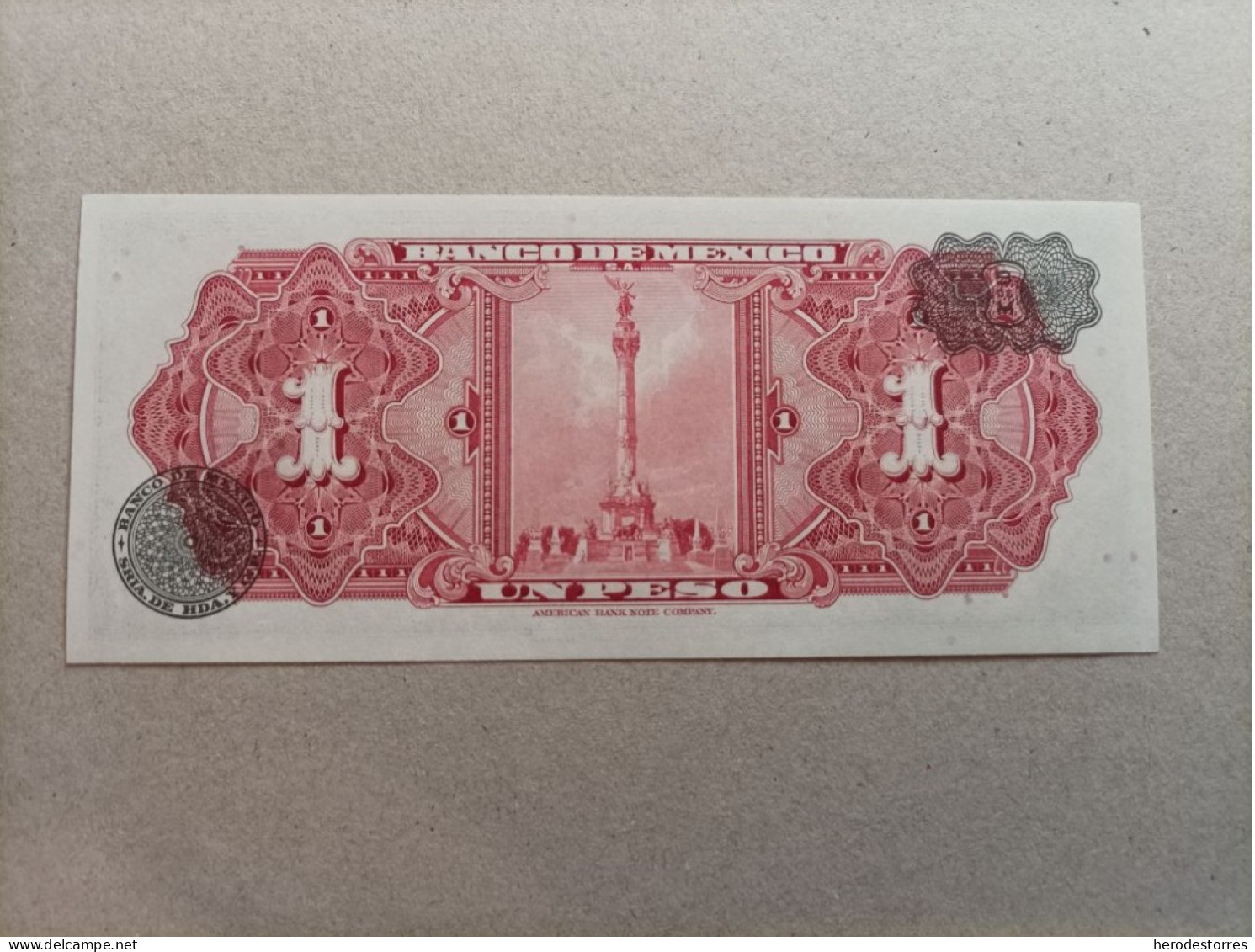 Billete De México 1 Peso Del Año 1961, UNC - Mexique