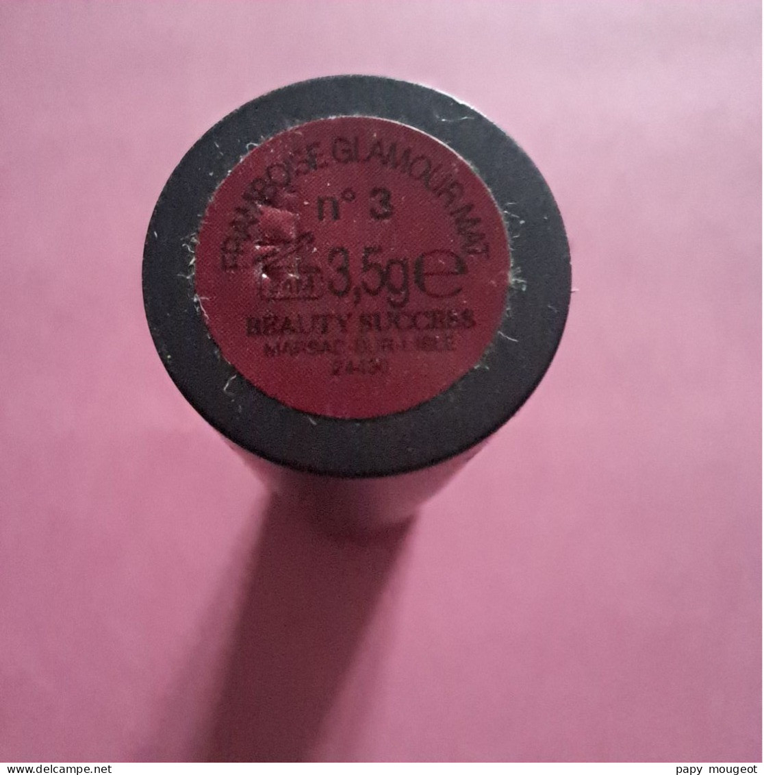 Rouge à Lèvres - Framboise Glamour Mat N°3 - Beauty Success Marsac Sur L'isle 24430 - Kosmetika