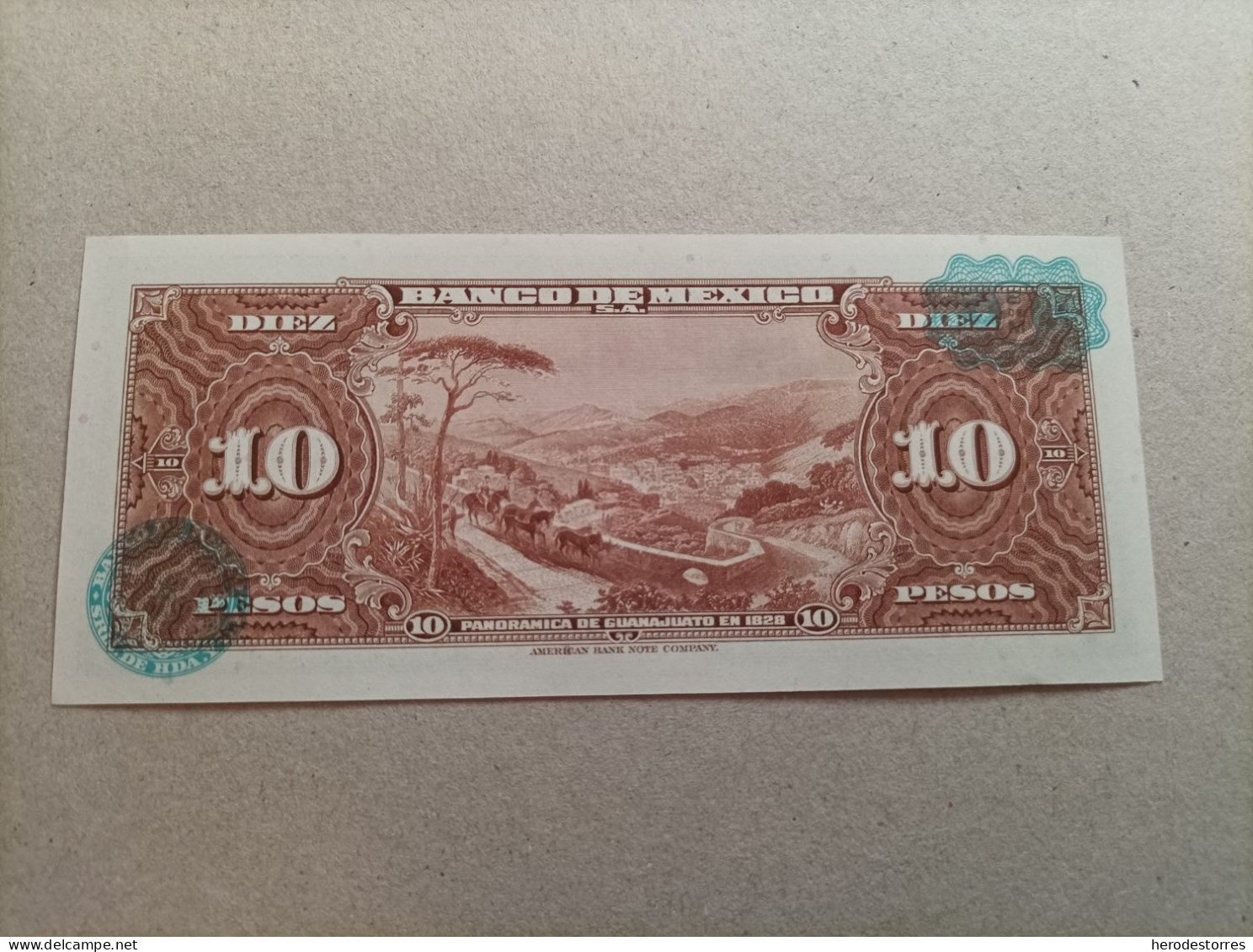 Billete De México 10 Pesos, Año 1963, UNC - Mexico