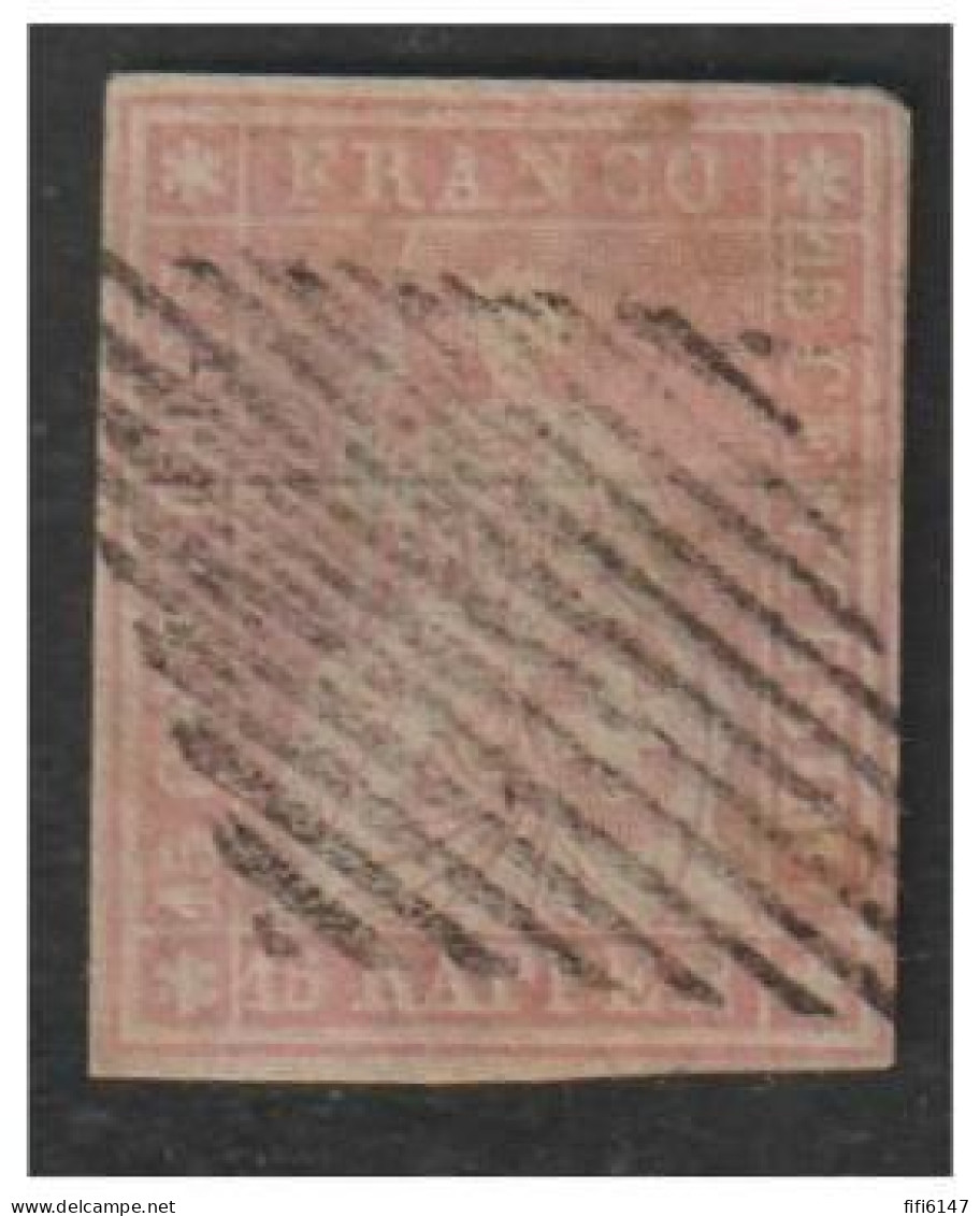 SUISSE -- HELVETIA Assise-- ND -- 15 Rappen --Papier Mince--soie Verte-- Signé--D'une Ancienne Vente Thomas HOILAND - Used Stamps