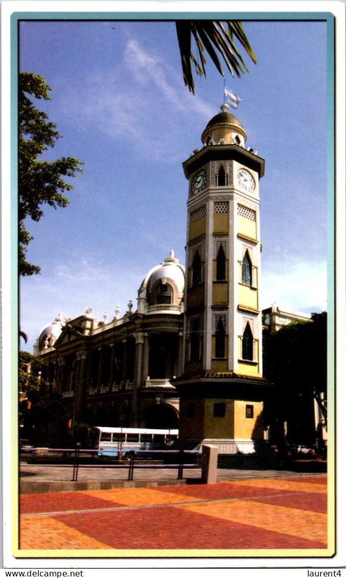 12-2-2024 (4 X 5) Ecuador - Guayaquil Clock TOwer (but Posted In Australia With Flower Stamp In 2005 !) - Ecuador