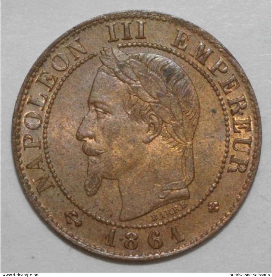 GADOURY 87 - 1 CENTIME 1861 BB STRASBOURG TYPE NAPOLEON III - SUP - KM 795.2 - 1 Centime