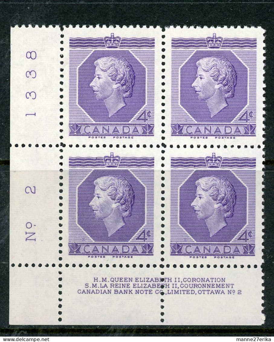 Canada MNH PB 1953 Coronation - Unused Stamps