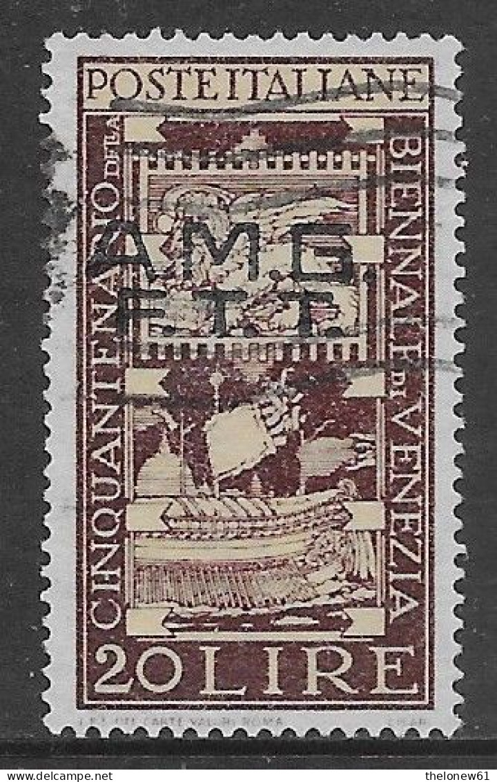 Italia Italy 1949 Trieste A Biennale Venezia L20 Sa N.37 US - Gebraucht