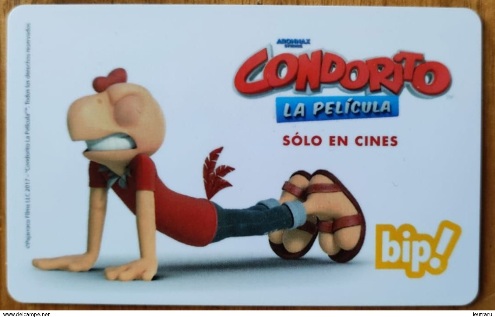 Chile Metro De Santiago Bip! Card Condorito: The Movie Special Edition. (III) - Spoorweg