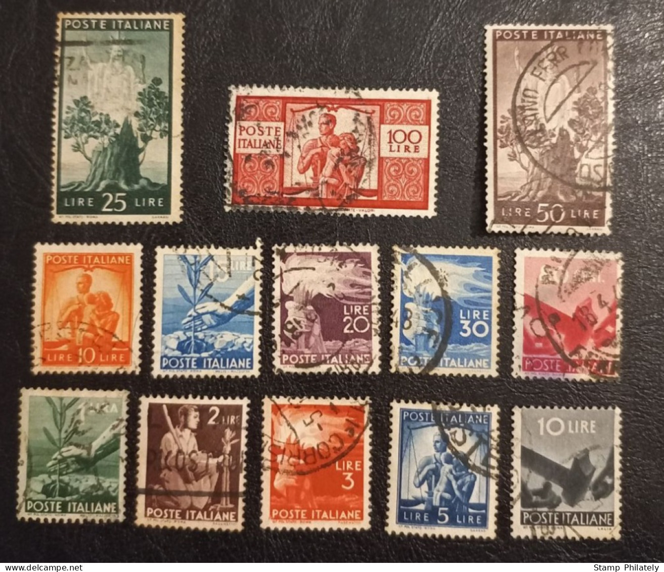 Italy Used Classic Stamps 1945 - Usados