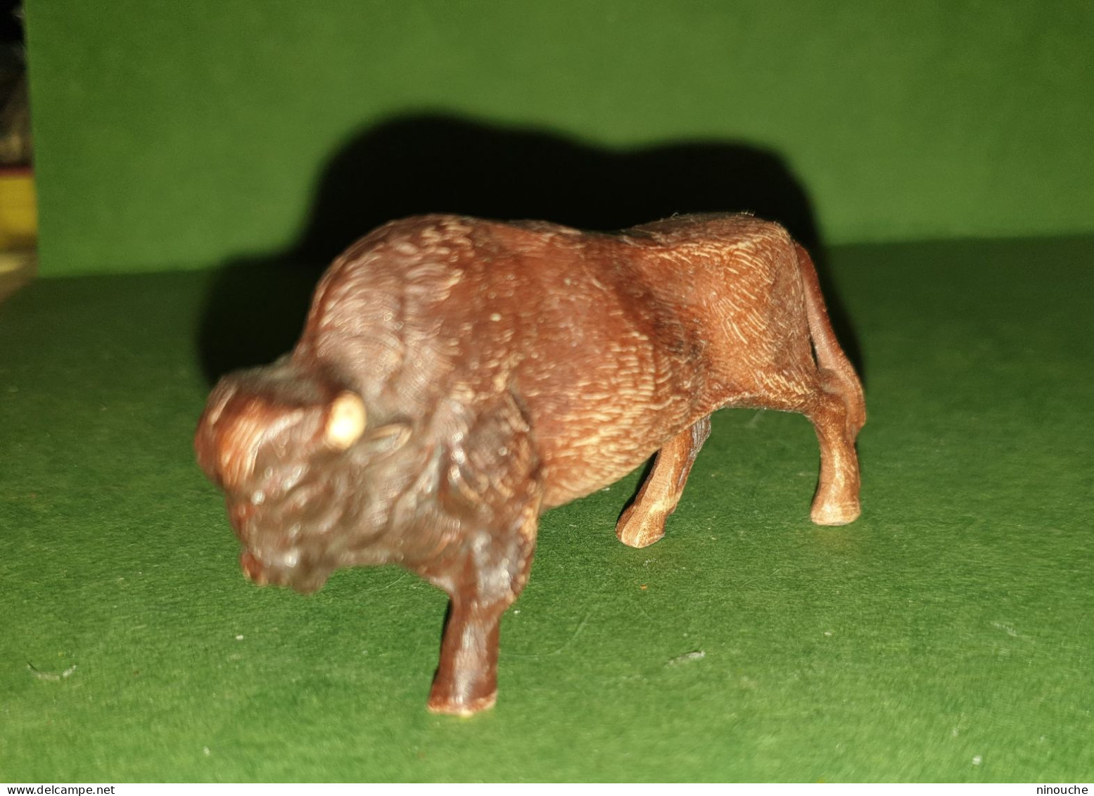 JOUET ANCIEN / FIGURINES / FIGURINE CLAIRET BISON / ZOO / MARQUÉE FRANCOIS CLAIRET - Autres & Non Classés