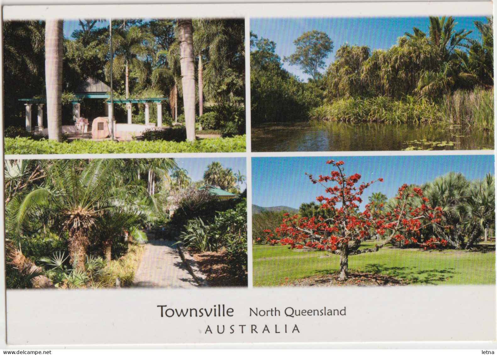 Australia QUEENSLAND QLD Palmetum Gardens Park TOWNSVILLE Murray Views TSVS081 Multiview Postcard C1990s - Townsville