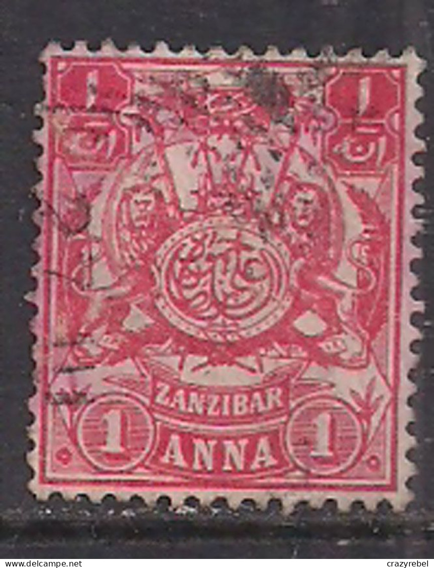 Zanzibar 1904 KEV11 1anna Red Used SG 211 ( H792 ) - Zanzibar (1963-1968)