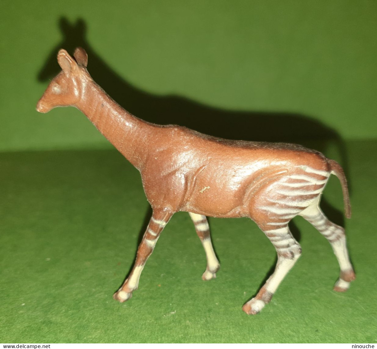 JOUET ANCIEN / FIGURINES / FIGURINE CLAIRET GRAND OKAPI / ZOO / MARQUÉE FRANCOIS CLAIRET - Other & Unclassified