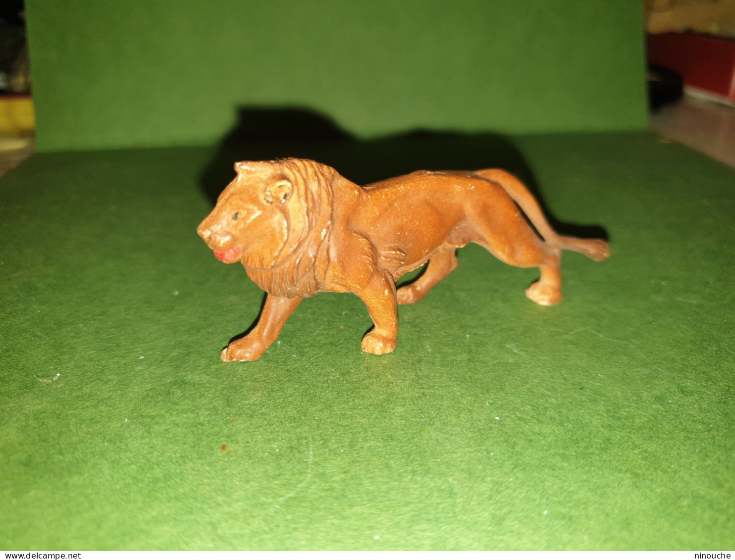 JOUET ANCIEN / FIGURINES / FIGURINE CLAIRET LION / ZOO / MARQUÉE FRANCOIS CLAIRET - Autres & Non Classés