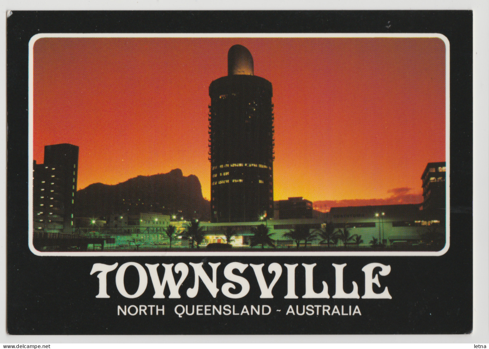 Australia QUEENSLAND QLD Sunset In TOWNSVILLE Murray Views W3A Postcard C1980s - Townsville