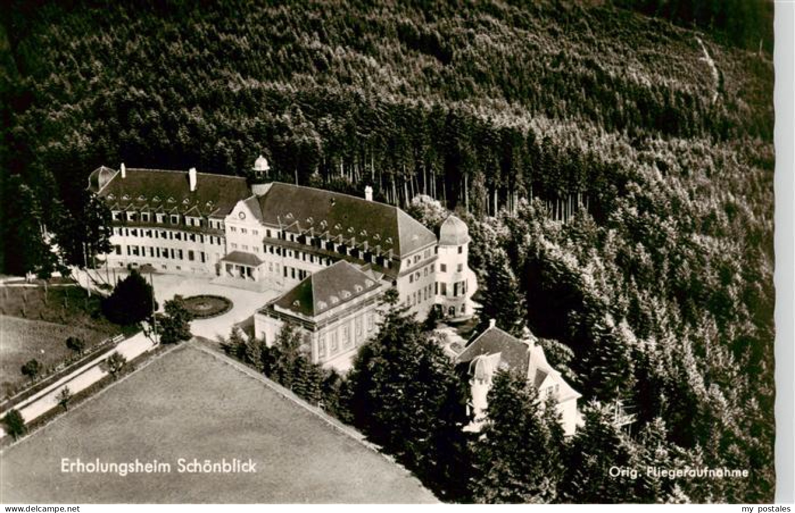 73917060 Schwaebisch Gmuend Erholungsheim Schoenblick Fliegeraufnahme - Schwaebisch Gmünd