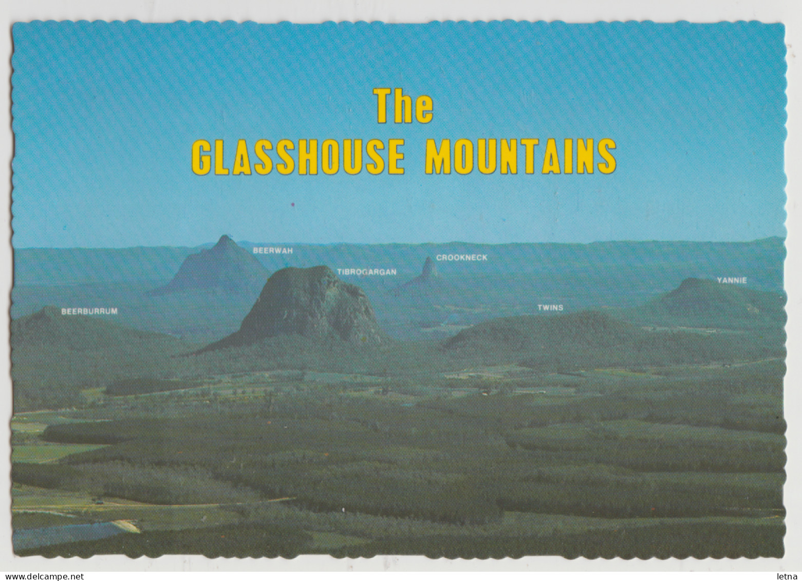 Australia QUEENSLAND QLD Glasshouse Mountains SUNSHINE COAST Murray Views W61B Postcard C1970s - Sunshine Coast