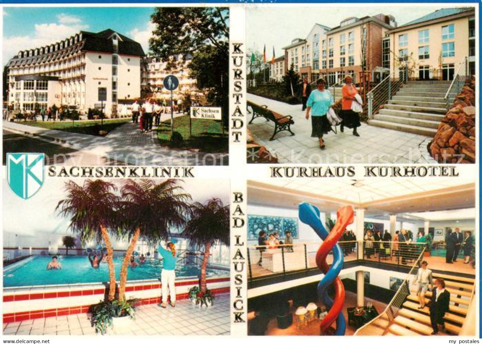 73841664 Bad Lausick Sachsenklinik Kurhaus Kurhotel Hallenbad Treppe Bad Lausick - Bad Lausick