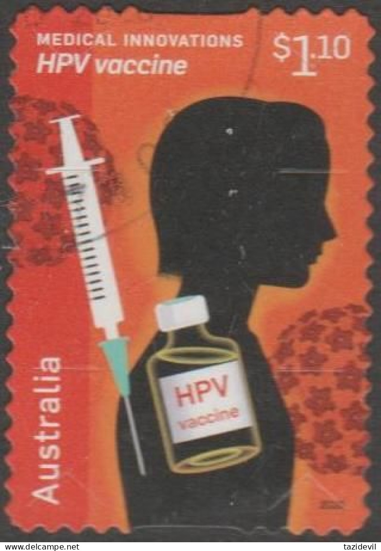 AUSTRALIA - DIE-CUT-USED 2020 $1.10 Medical Innovations - HPV Vaccine - Used Stamps