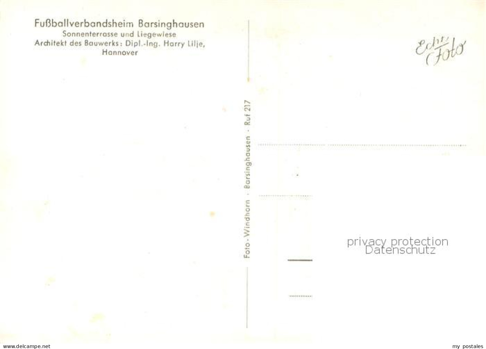 73769556 Barsinghausen Fussball Verbandsheim Barsinghausen Sonnenterrasse Und Li - Barsinghausen