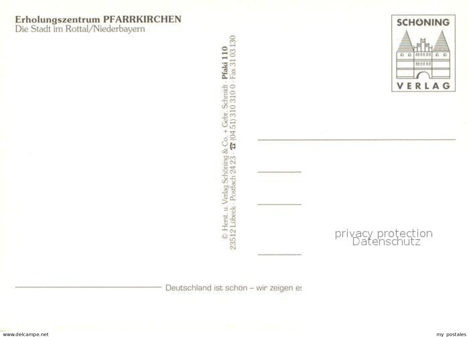 73735881 Pfarrkirchen Inn Rathaus Mit Kirche Heimatmuseum Ev. Christuskirche Pfa - Pfarrkirchen