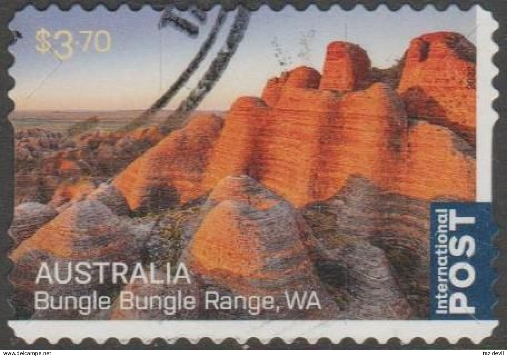 AUSTRALIA - DIE-CUT-USED 2022 $3.70 Aerial Views, International - Bungle Bungle Range, Western Australia - Usados