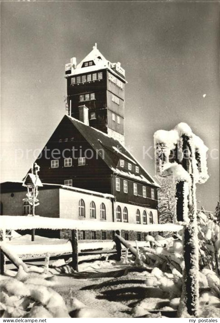 72491667 Baerenstein Annaberg-Buchholz Berghotel Auf Dem Baerenstein Im Winter R - Baerenstein