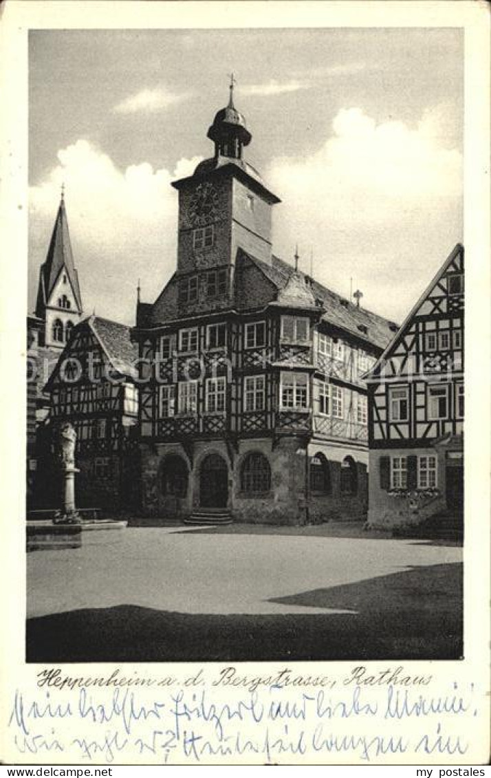 72489753 Heppenheim Bergstrasse Rathaus Heppenheim - Heppenheim