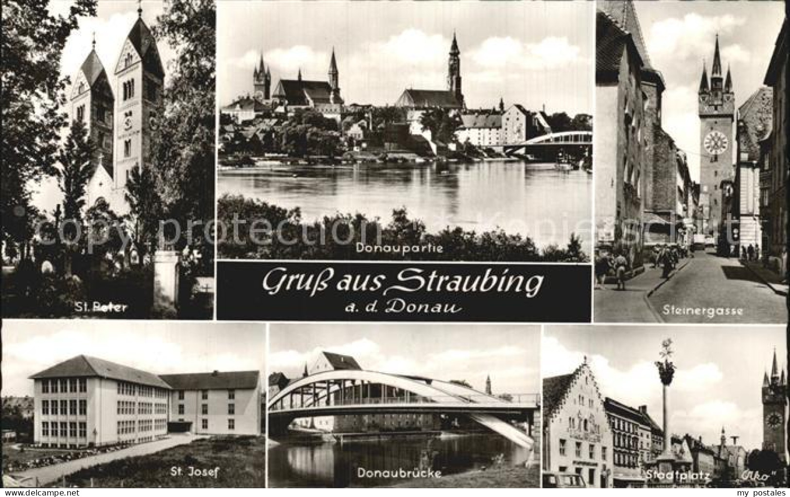 72489716 Straubing Steinergasse Donau St.Peter St. Josef  Straubing - Straubing