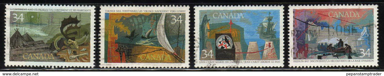 Canada - #1104-1107(4) - Used - Oblitérés