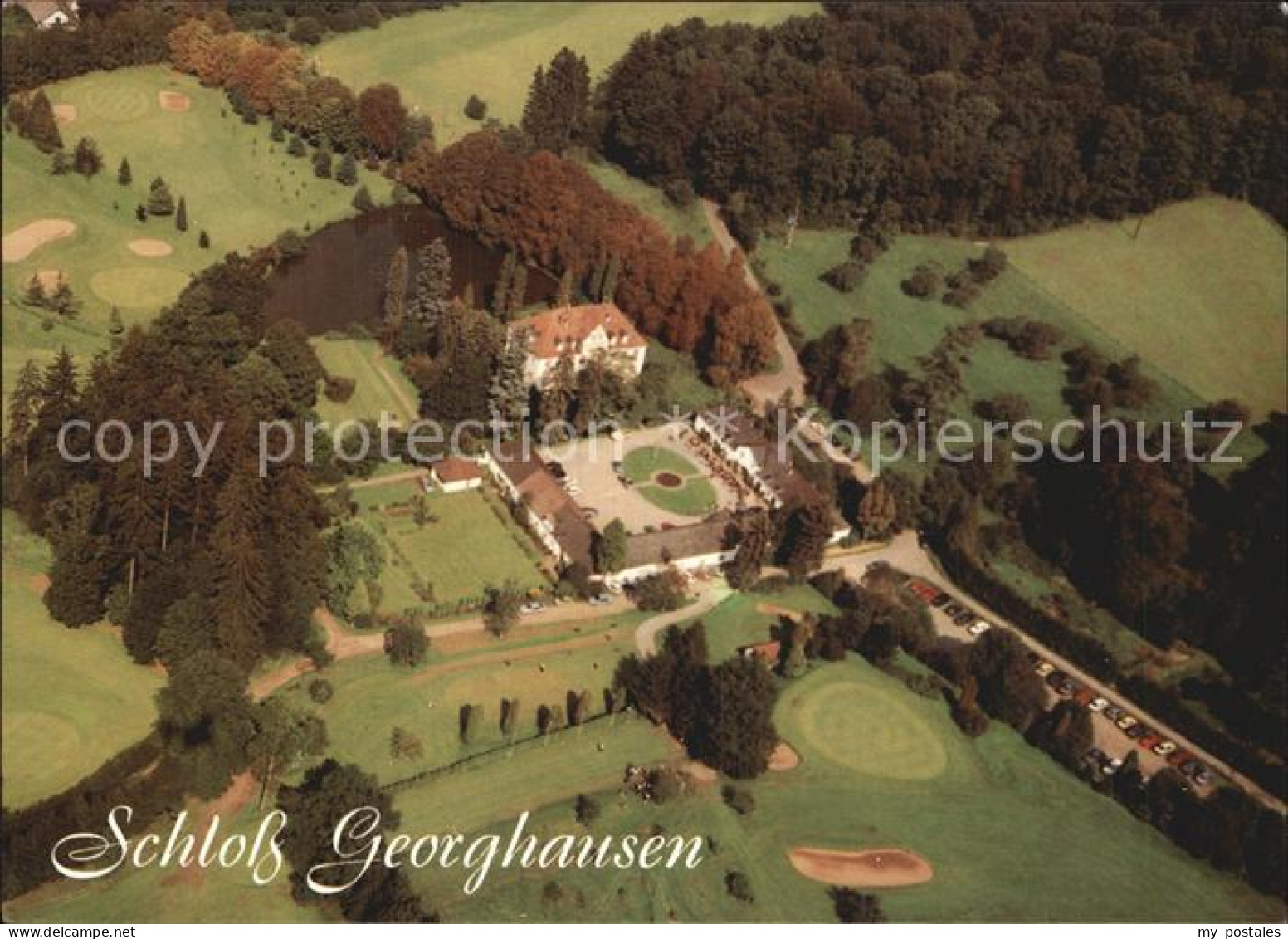 72486335 Lindlar Fliegeraufnahme Schloss Georghausen Golf Club Lindlar - Lindlar