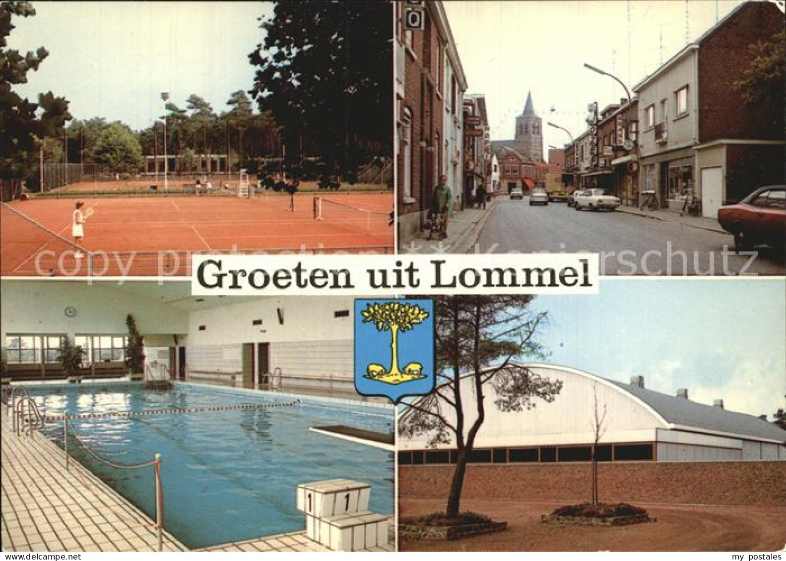 72486114 Lommel Schwimmbad Tennis Ortspartie  - Lommel