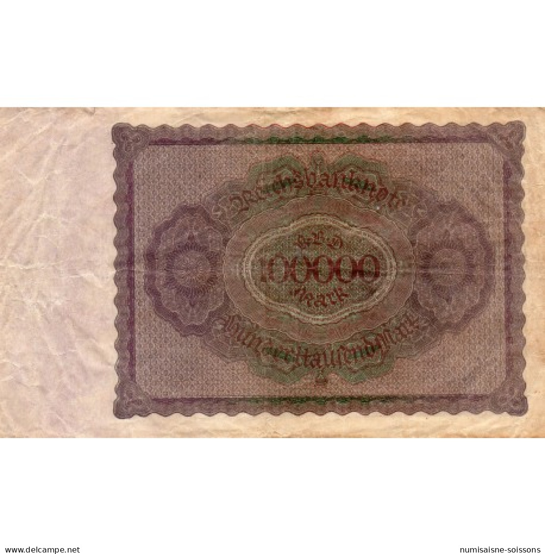 ALLEMAGNE - PICK 83 B - 100 000 MARK - 1.02.1923 - TB - Other & Unclassified