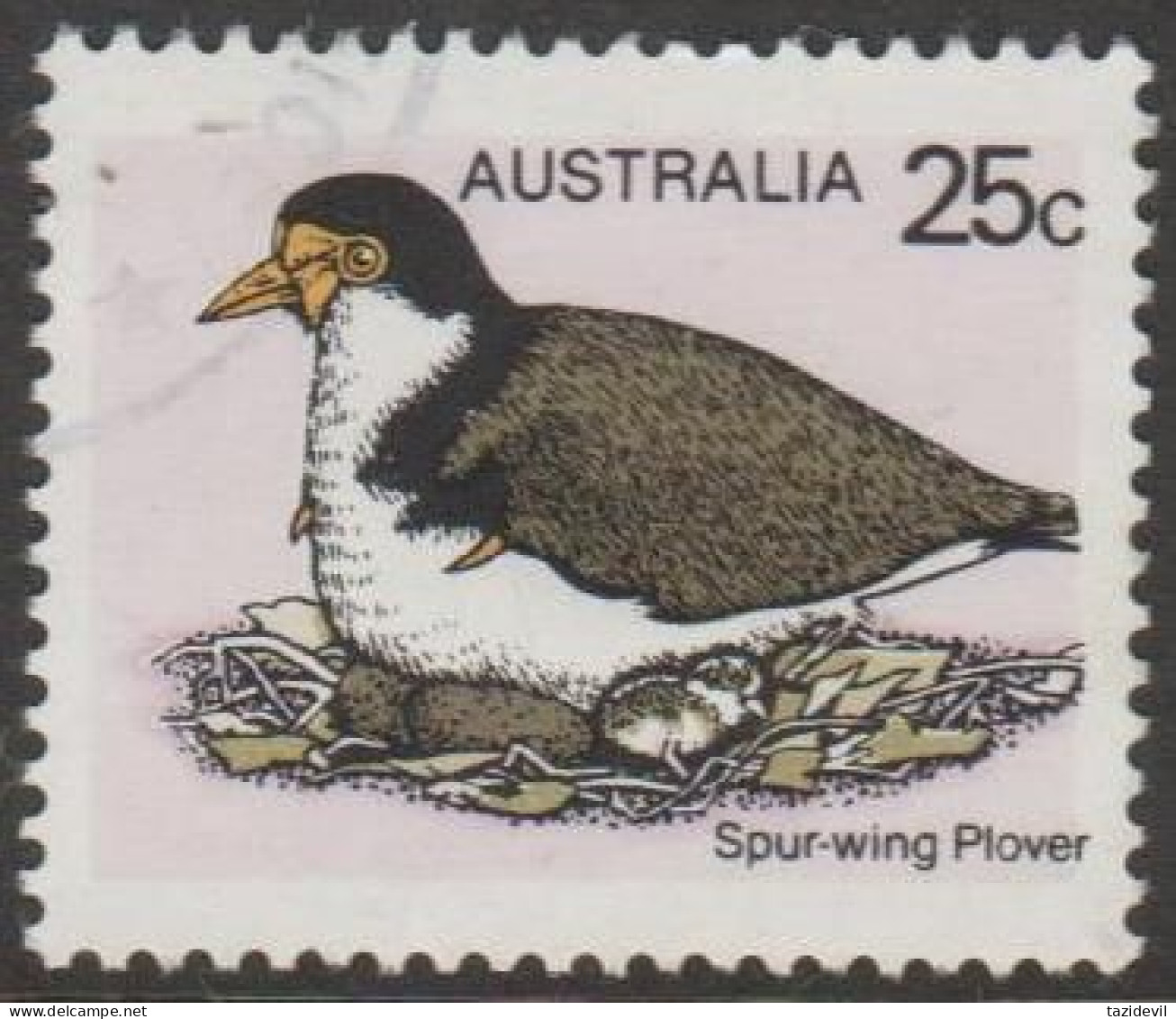 AUSTRALIA - USED - 1978 25c Australian Birds - Spur-Wing Plover - Used Stamps