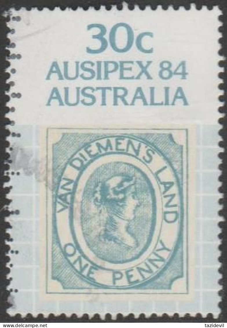 AUSTRALIA - USED - 1984 30c Van Diemens Land Stamp From Souvenir Sheet - Oblitérés
