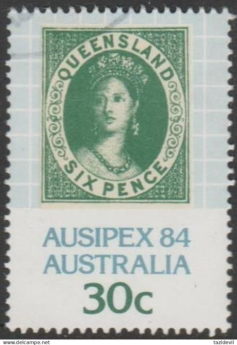 AUSTRALIA - USED - 1984 30c Queensland Stamp From Souvenir Sheet - Gebraucht