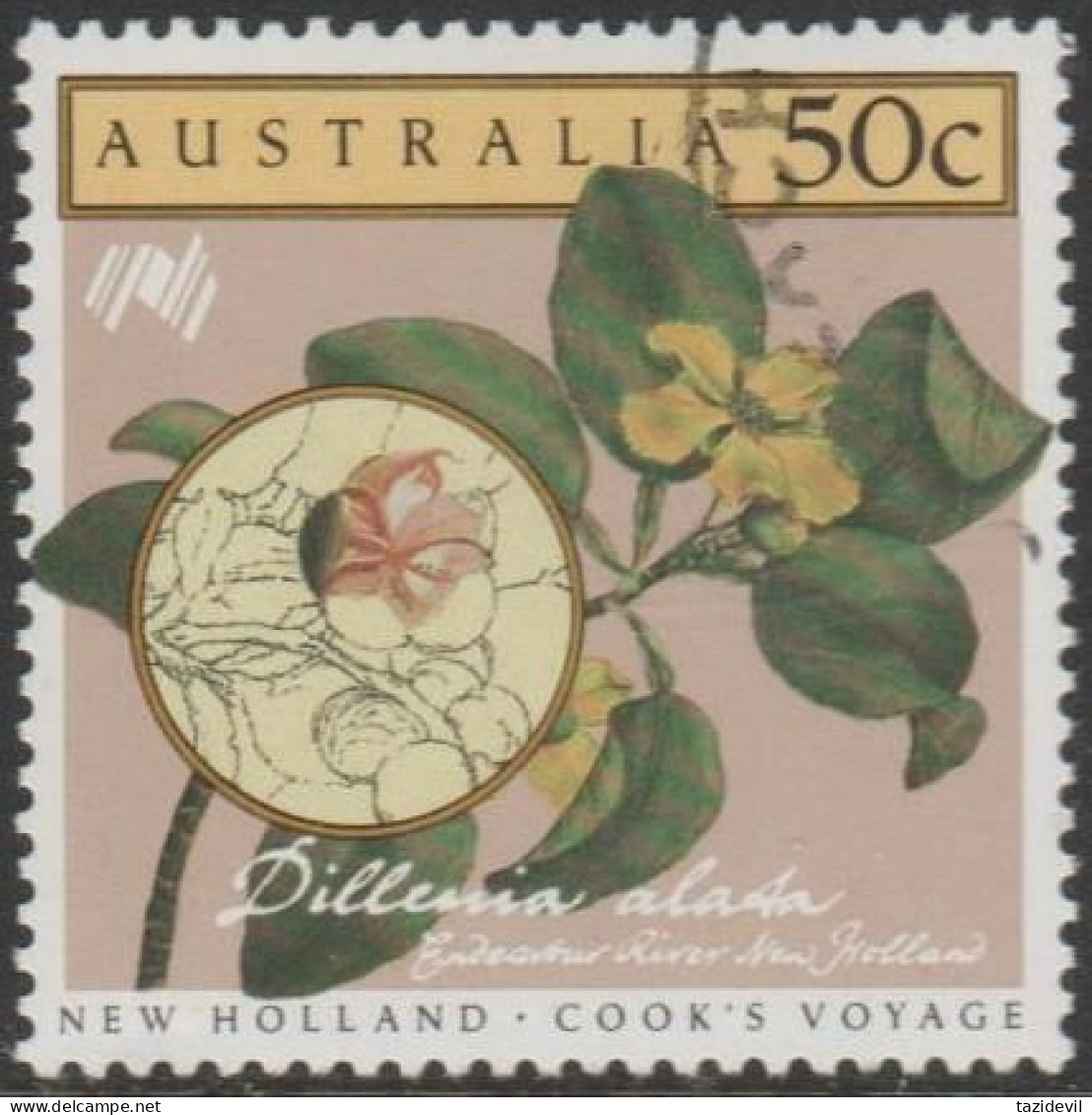 AUSTRALIA - USED - 1986 50c New Holland Cook's Voyage - Oblitérés