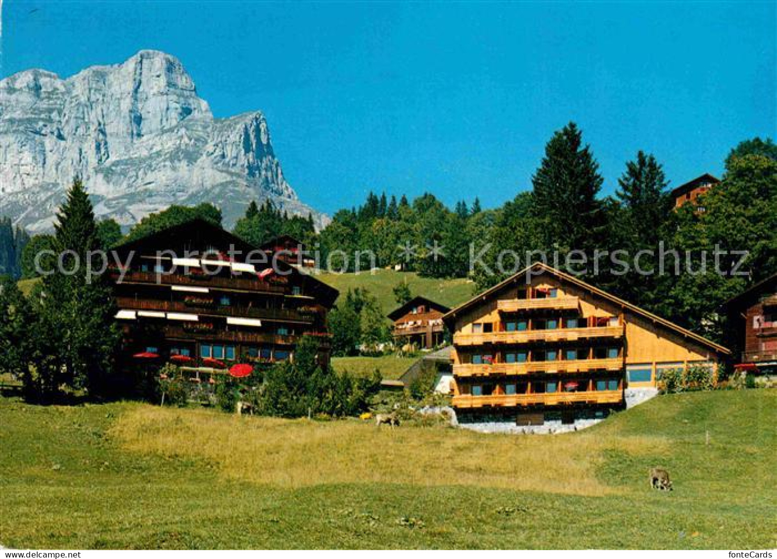 12892799 Braunwald GL Haus Bergfrieden Kapelle Schwesternhaus Braunwald - Autres & Non Classés