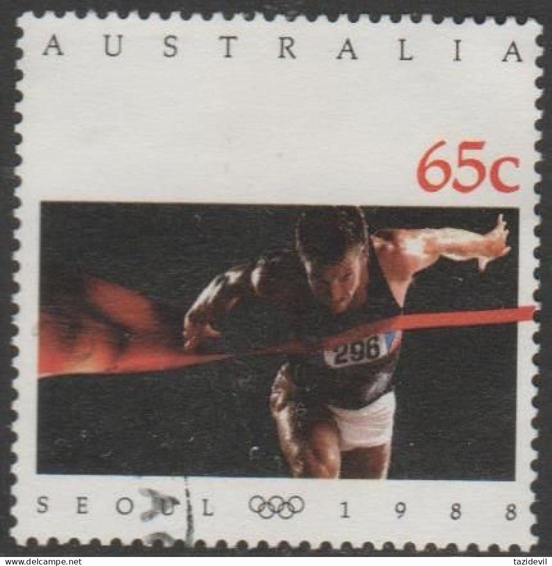 AUSTRALIA - USED - 1988 65c Seoul Olympic Games - Athlete - Oblitérés