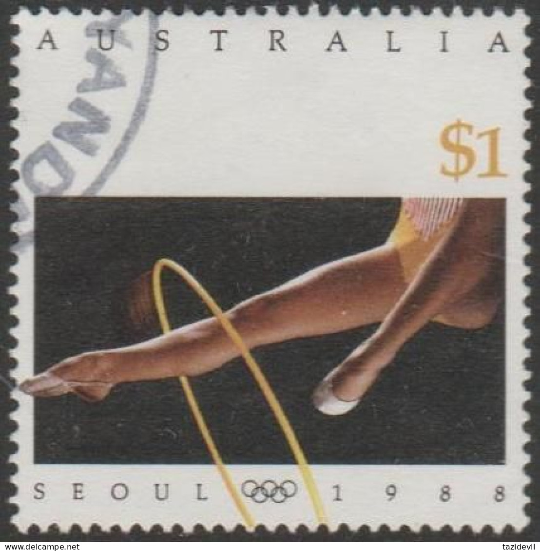 AUSTRALIA - USED - 1988 $1.00 Seoul Olympic Games - Gymnast - Oblitérés