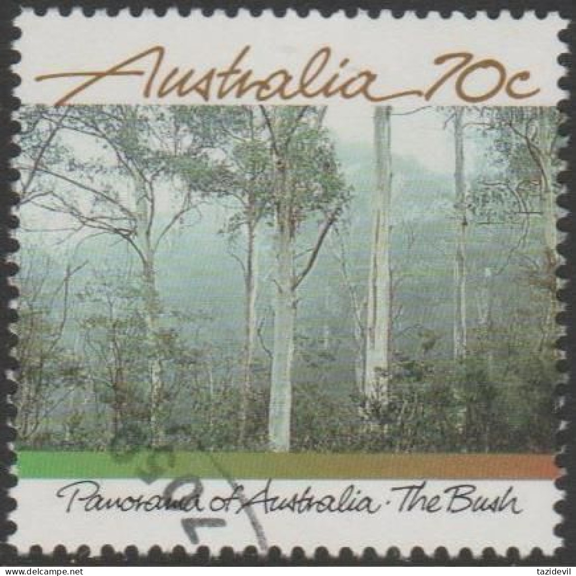 AUSTRALIA - USED - 1988 70c Panorama Of Australia - The Bush - Gebraucht
