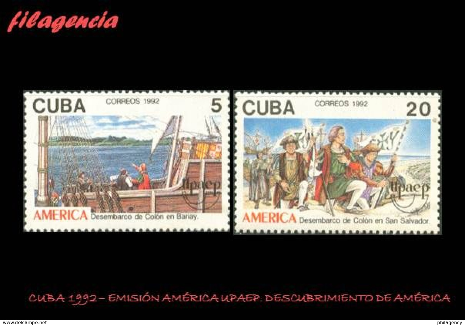 CUBA MINT. 1992-07 EMISIÓN AMÉRICA UPAEP. V CENTENARIO DEL DESCUBRIMIENTO DE AMÉRICA - Unused Stamps