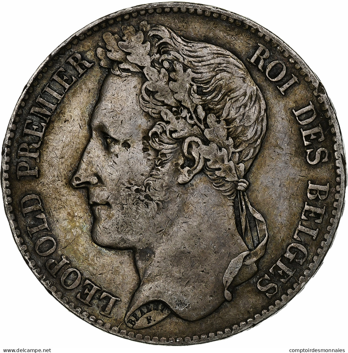 Belgique, Leopold I, 5 Francs, 5 Frank, 1848, Argent, TB+, KM:3.2 - 5 Francs